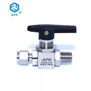 Buy cheap 2 Way Forged Stainless Steel Ball Valve For Oil Gas Liquid Steam CE Certification product