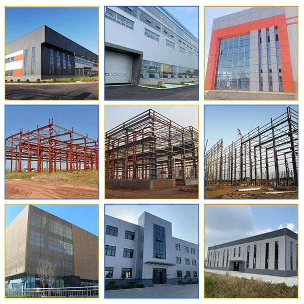Industrial Shed Design Q345 Steel Frame Warehouse Construction Prefabricated Building Big