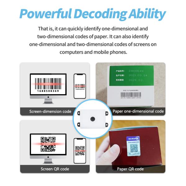 USB NFC Barcode Scanner Embedded 1D 2D QR Barcode Scanner Wired