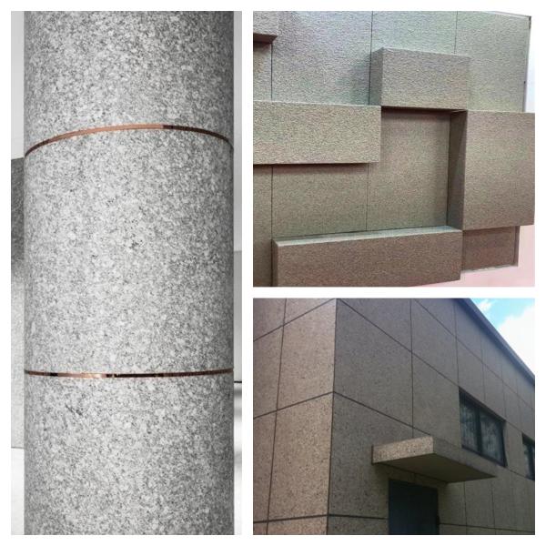4mm 1.22x2.44m Scratch-Resistant Rough Stone Texture Aluminum Composite Panel for Exterior Cladding