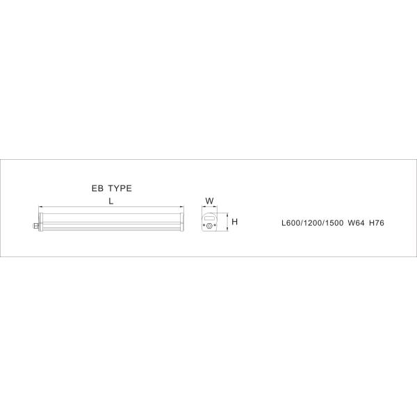 Extrusion 4 Foot Led Light Fixture Lifetime 50000 Hours , 36W 1200mm Led Light Fitting