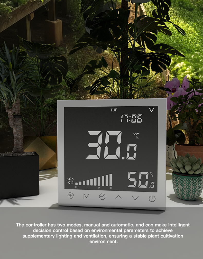 Wall Mounted Greenhouse Controllers humidity Temperature Controller For Smart Farming