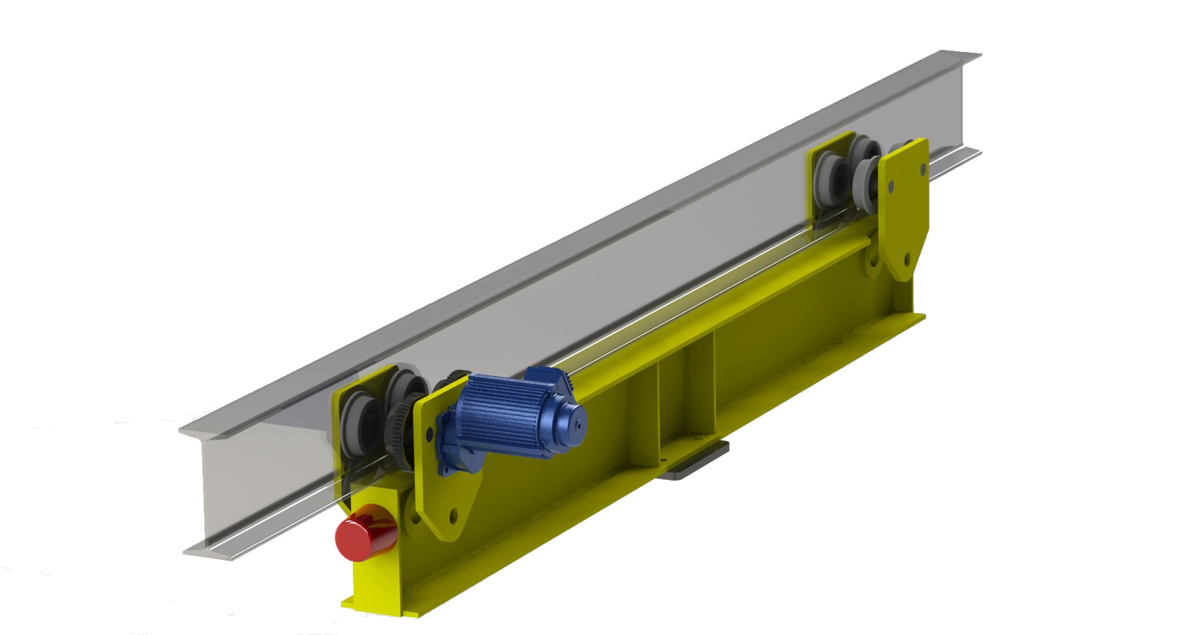 Buy cheap 20t Suspended Overhead Bridge Crane End Carriage product