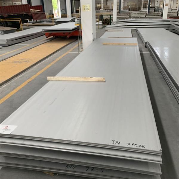 300 Series Grade AISI 304 SS Steel Plate Customized Width Length