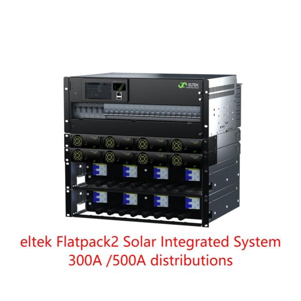 Pure Solar System 300A/500A Eltek Flatpack2 Solar Autonomous Power Core for Communication