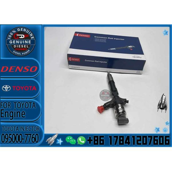 2KD Diesel Fuel Injector 23670-30300 095000-7760 095000-7761 095000-7751 095000-7750 Common Rail Diesel Injector