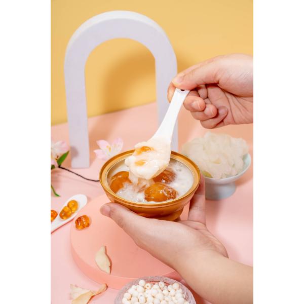 OEM Collagen Resep Peach Gum Bird Nest Coconut Milk Dessert Pudding