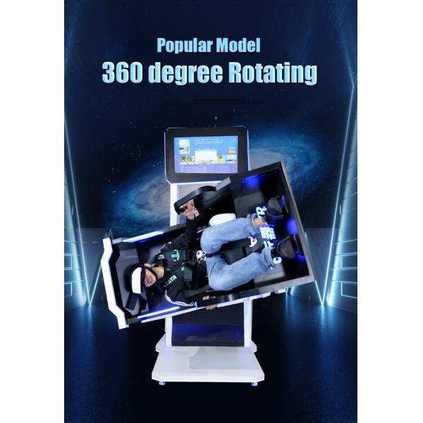 360 Degree Simulator Innovative VR Roller Coaster Game Machine with Shooting Virtual Reality Game