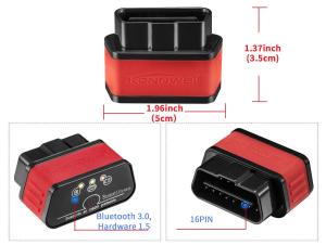 China FCC Auto ELM327 Konnwei Bluetooth Adapter Scanner Kw903 on sale