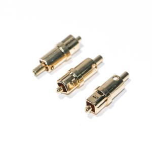 Monoluxtecs Optical Fiber Accessories , Toslink Metal Fiber Optic Connector