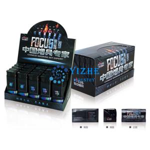 Litho CMYK Custom Printed Display Boxes Clay Coated Paper Yellow