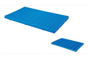 Buy cheap Matte Plastic Grid Tray Four Sided Fork Logistics Turnover Packaging product