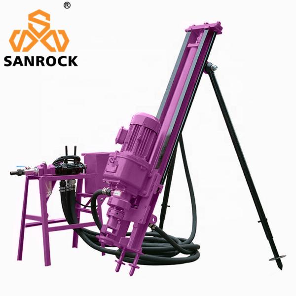 Deep Rock Drilling Rig Borehole Drilling Equipment Portable Pneumatic DTH Drilling Rig