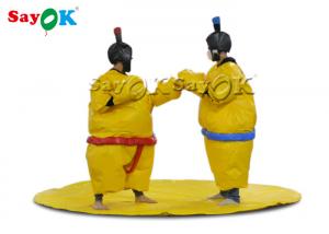 Buy cheap Waterproof Yellow 1.8m Inflatable Sumo Wrestling Suits product