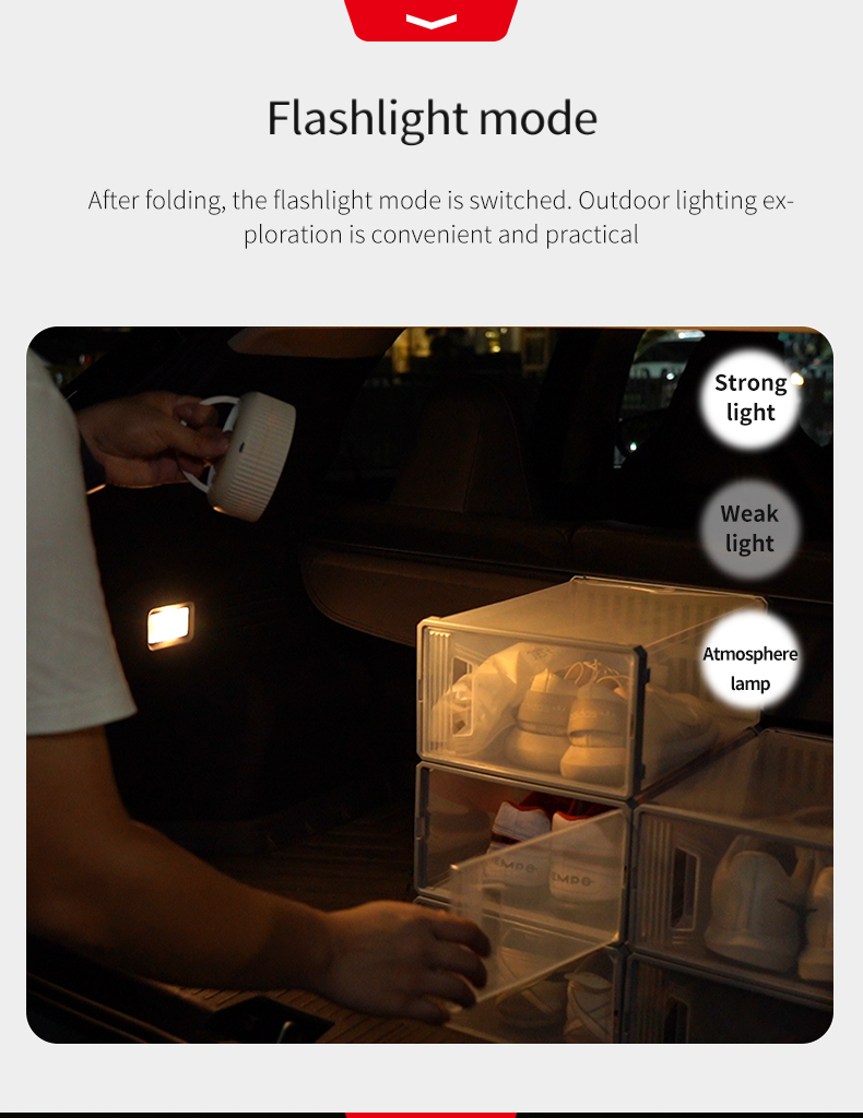 2022 New Portable Outdoor Multi-function Camping Tent Lights Rechargeable Waterproof Portable Emergency Lights