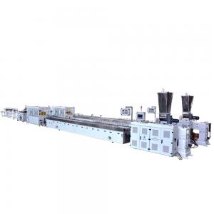 China PVC Plastic Extruded Profile For Decoration / PVC profile extrusion machine on sale