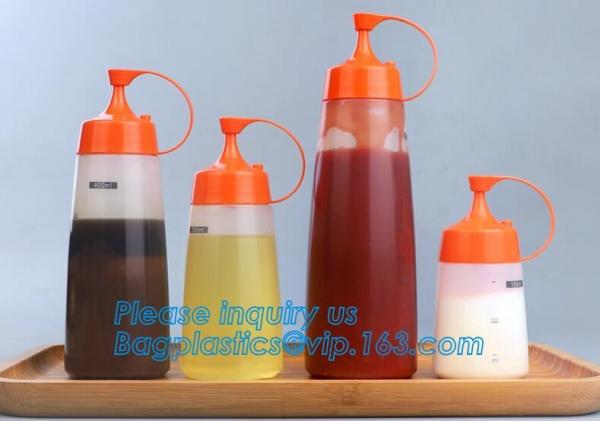 Quality Food grade LDPE soft squeeze chili hot tomato sauce ketchup plastic bottles,16oz Food Grade Plastic Squeeze Sauce Bottle for sale