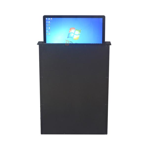 Conference System ultra Thin Hidden Motorized Computer Monitor Lift With FHD Monitor