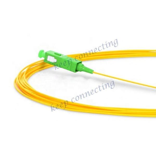 FTTH Single Mode Fiber Optic Pigtails SC UPC APC LSZH/PVC 0.9mm for Easy Installation