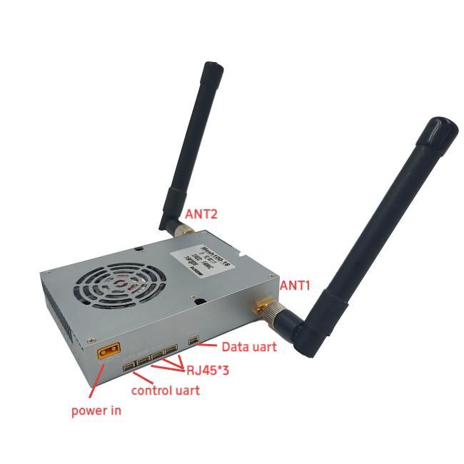 UHF Full Duplex Transceiver Video Transmission 24V~30V