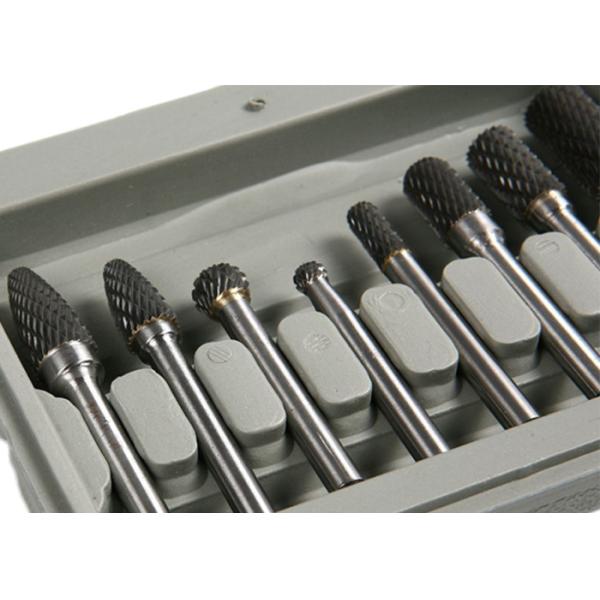 Single Cut Teeth 6mm Carbide Burr / Rough Grinding Non Ferrous Carbide Burr Set