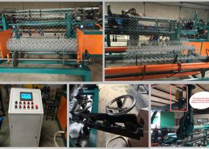 China Double Wire Chain Link Machine For 3m  4m And 6m With PVC Wire And Galvanized Wire on sale
