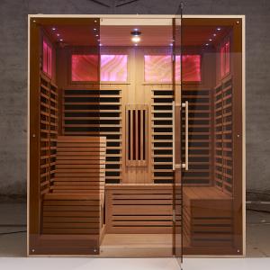 Buy cheap Far Infrared Indoor Sauna Room Wood Dry Steam 1800x1500x2000mm product
