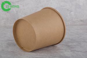Buy cheap Hotel Disposable Soup Cups With Lids , 12 Oz Paper Cups For Ice Cream product