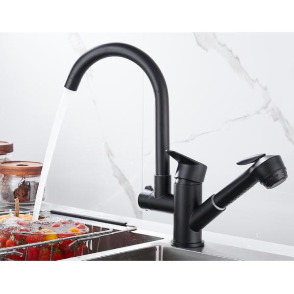 Ceramic Core Rotatable Pressurized Kitchen Sink Faucets