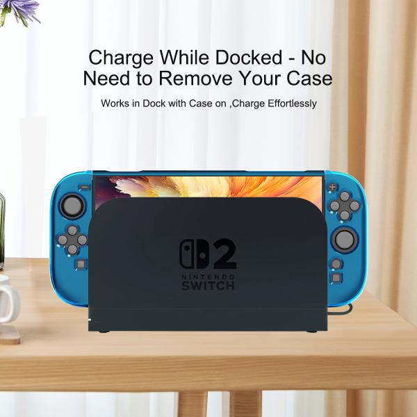 Detachable PC Left & Right Joy-con + Dockable Middle Frame Protective Cover Case Kit for Nintendo Switch 2