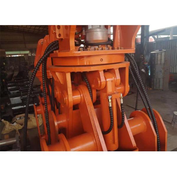1600mm Q345B hydraulic Rotating Log Grapple For Mini Excavator