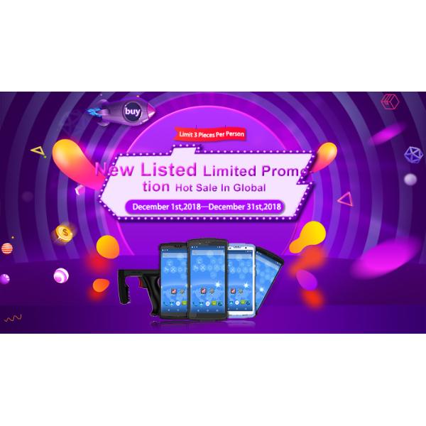 Android Thermal Printer Handheld UHF RFID Reader Rear Camera 8MP Android 6.0