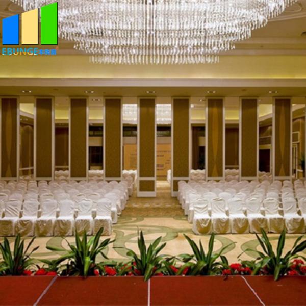 Fabric Acoustic Movable Wall Sliding Partition Door For Hotel Banquet Hall