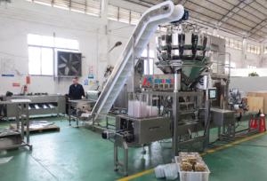 Buy cheap Strawberry weighing and plastic box packing machine with label machine product