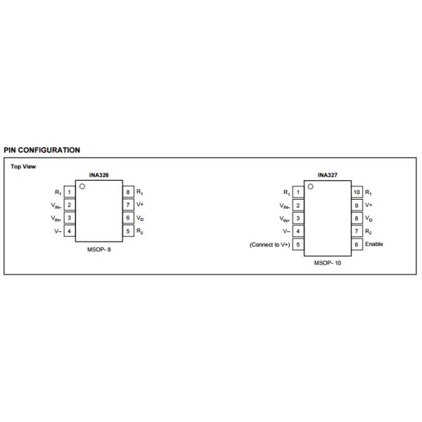 INA326EA Precision, Rail-to-Rail I/O INSTRUMENTATION AMPLIFIER high definition audio realtek