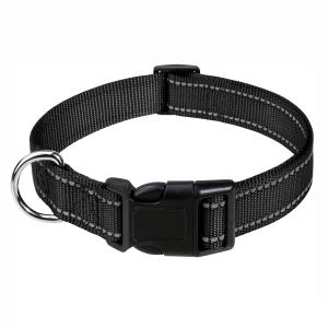 Stylish Nylon Pet Collar Rust Resistant Waterproof Reflective Dog Collars