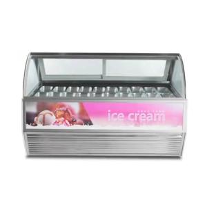 Electric Ice Cream Display Counters Freezer Luxury Gelato Display Freezer