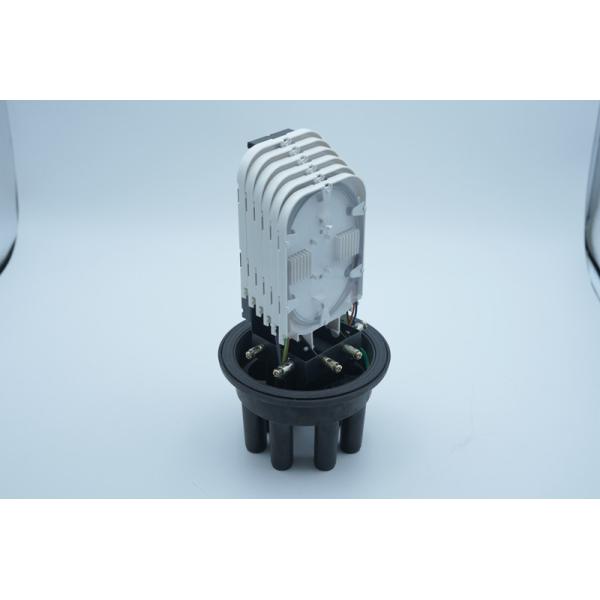ROHS 96/144C Optical Fiber Splice Closure Dome 7 Cable Ports 2000N