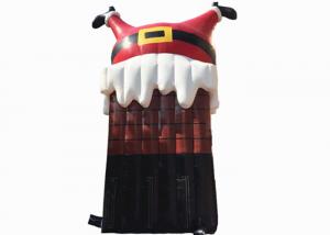 China PVC Inflatable Christmas Decorations Santa Cartoon , Customized Merry Christmas Inflatable Cartoon on sale