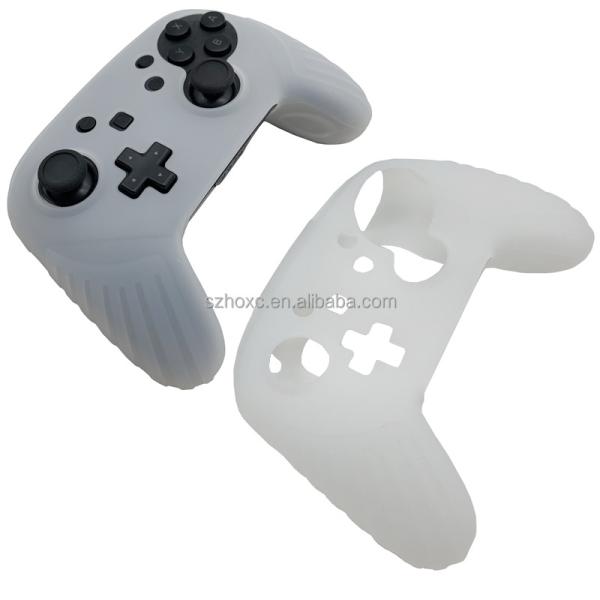 HOXC Non-slip Shell Cover for Nintendo Switch Pro Controller, Silicone Grip Skins Compatible with Switch Pro Controller