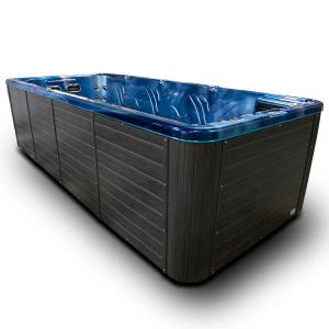 Luxury Acrylic Rectangular Swim Spa 10 Person Outdoor Whirlpool