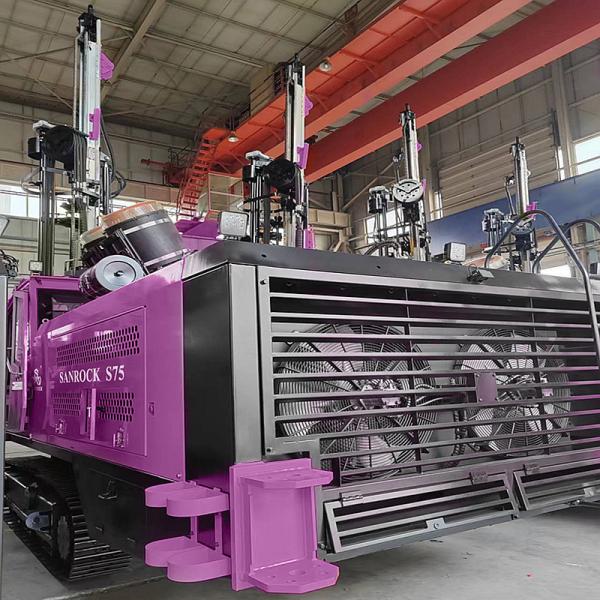 Hydraulic DTH Drilling Rig Rock Borehole Drilling Machine Crawler Mining Drilling Rig