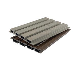 Fireproof 25x227mm WPC Cladding Panel Wood Plastic Composite Grating Plank