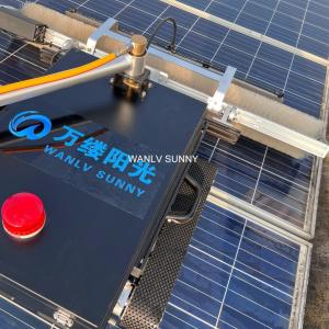 China Physical Cleaning Principle Innovative Solar Panel Maintenance Robot Smart Solution on sale