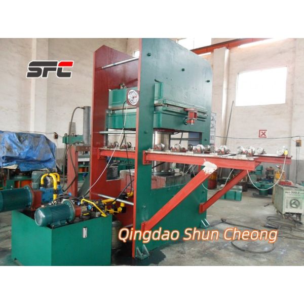 Multi-Station Configurations Frame Type Rubber Vulcanizing Press Machine with PLC Control and Customizable Heating Plates