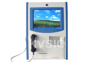 China Barcode Scanner Bill Payment Kiosk , Digital Signage Kiosk Compliant With Ergonomic on sale