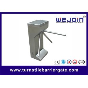 China Comapct safety mechanical Tripod Turnstile Gate / electric Waist height Turnstile on sale