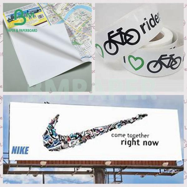 180mic Smooth Waterproof PET Synthetic Paper Banners Material