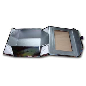 Buy cheap CMYK / Pantone Printing Folded Paper Box With Window FSC Approval product