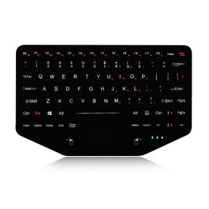 Buy cheap Military IP65 Ruggedized Industrial Keyboard With Touchpad ABS Material product